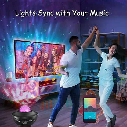 StellarPod Galaxy Sky Star Light Projector with Bluetooth Music & Remote