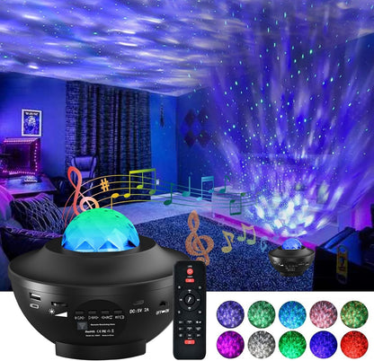 StellarPod Galaxy Sky Star Light Projector with Bluetooth Music & Remote